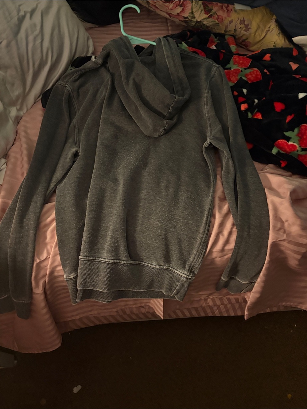 Lucky Brand Gray Graphic Pullover Hoodie - Picture 2 of 6